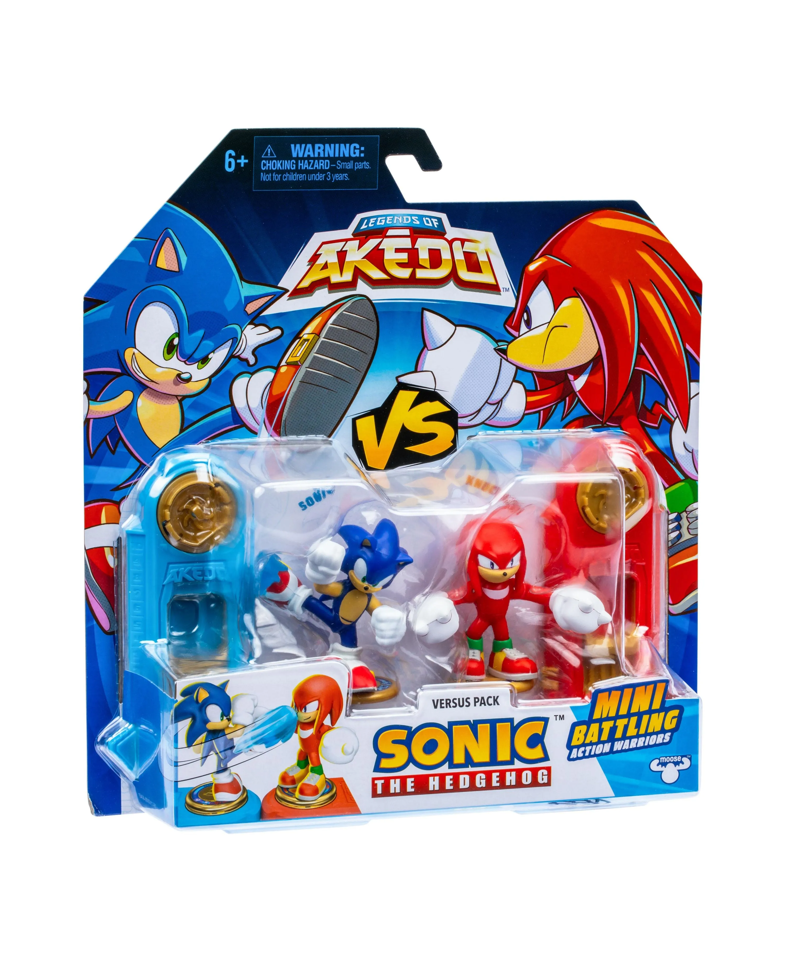 Akedo Sonic the Hedgehog vs Knuckles S1 Battle Pack