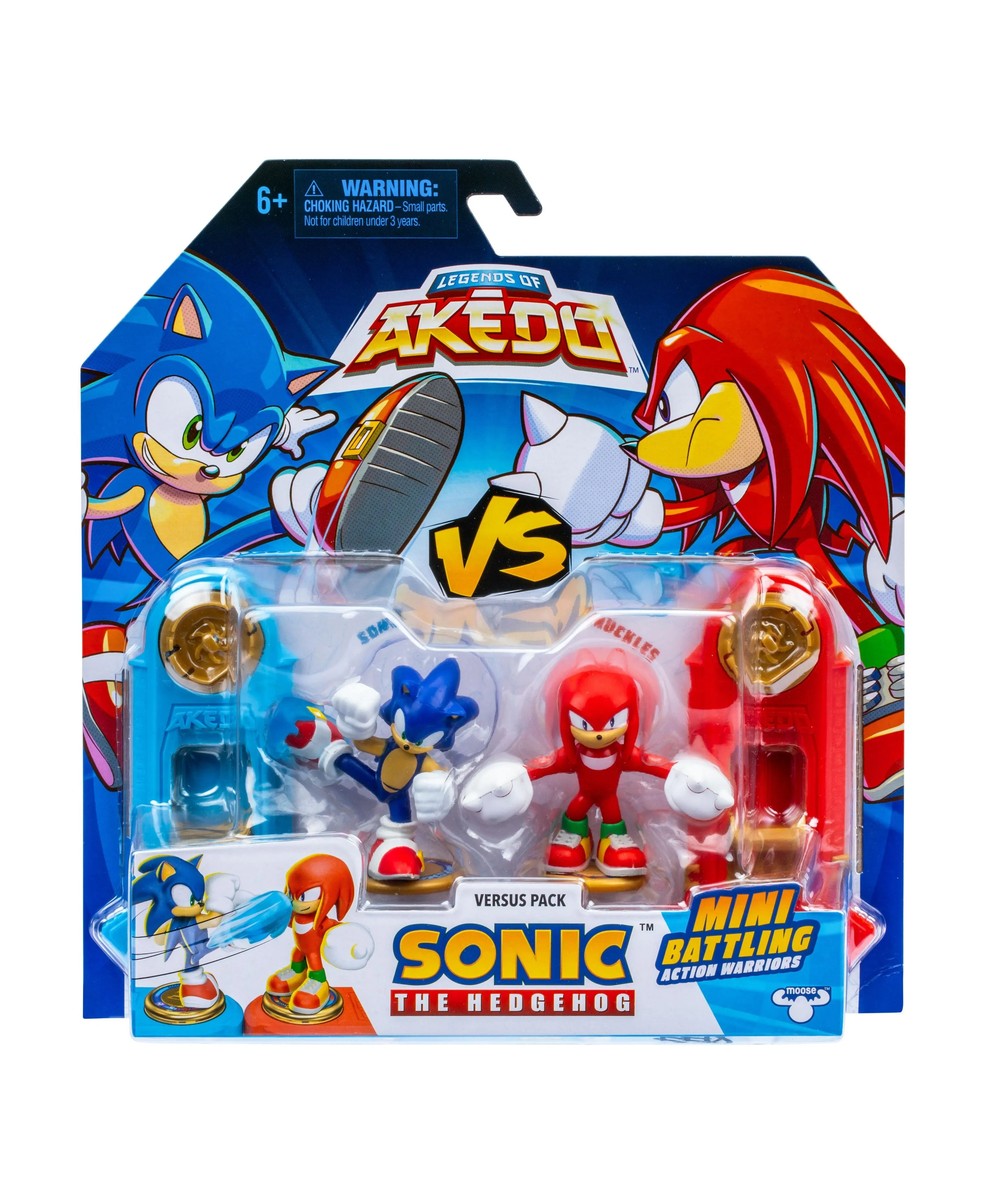 Akedo Sonic the Hedgehog vs Knuckles S1 Battle Pack