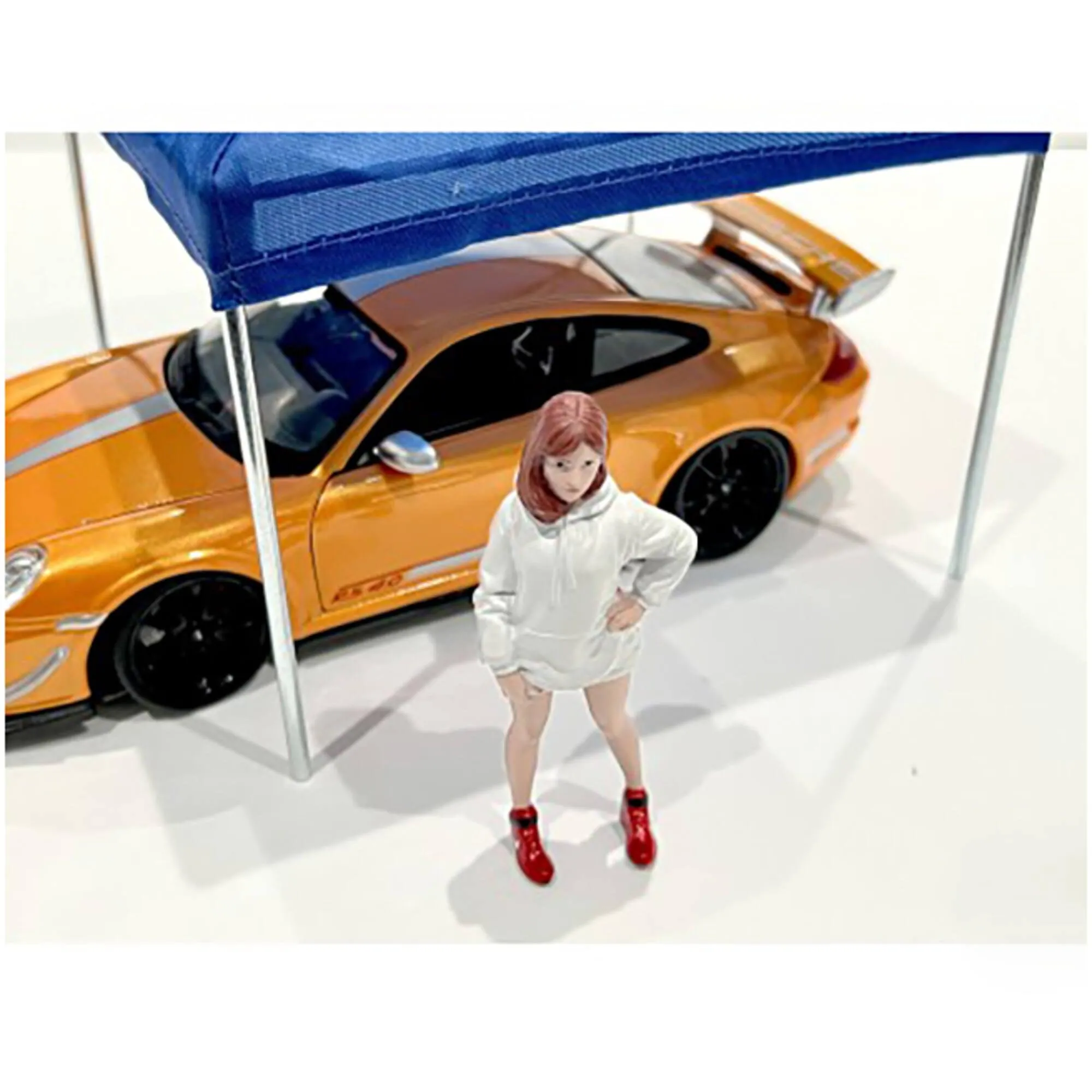 American Diorama Figure 2 - Hip Hop Girls Poly-resin Body for 1/24 Scale Models