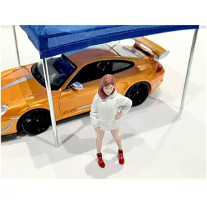American Diorama Figure 2 - Hip Hop Girls Poly-resin Body for 1/24 Scale Models