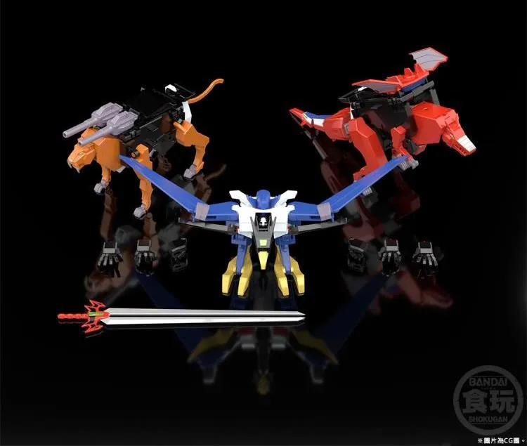 Bandai Shokugan Modeling Project SMP The Brave Fighter of Sun Fighbird Draias Model Kit Set
