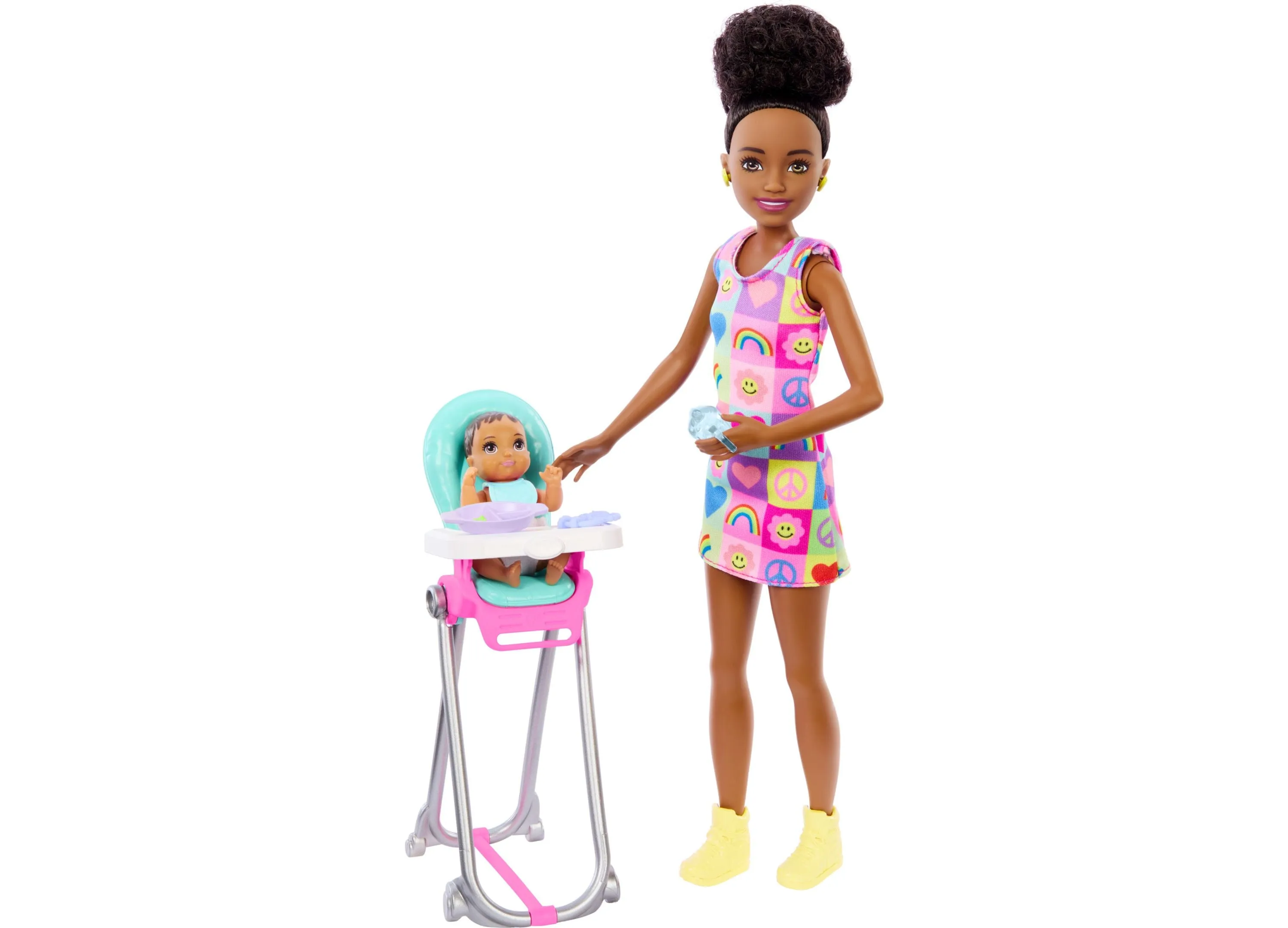 Barbie Skipper Babysitters Inc. Mealtime Fun Play Set with 10 Accessories