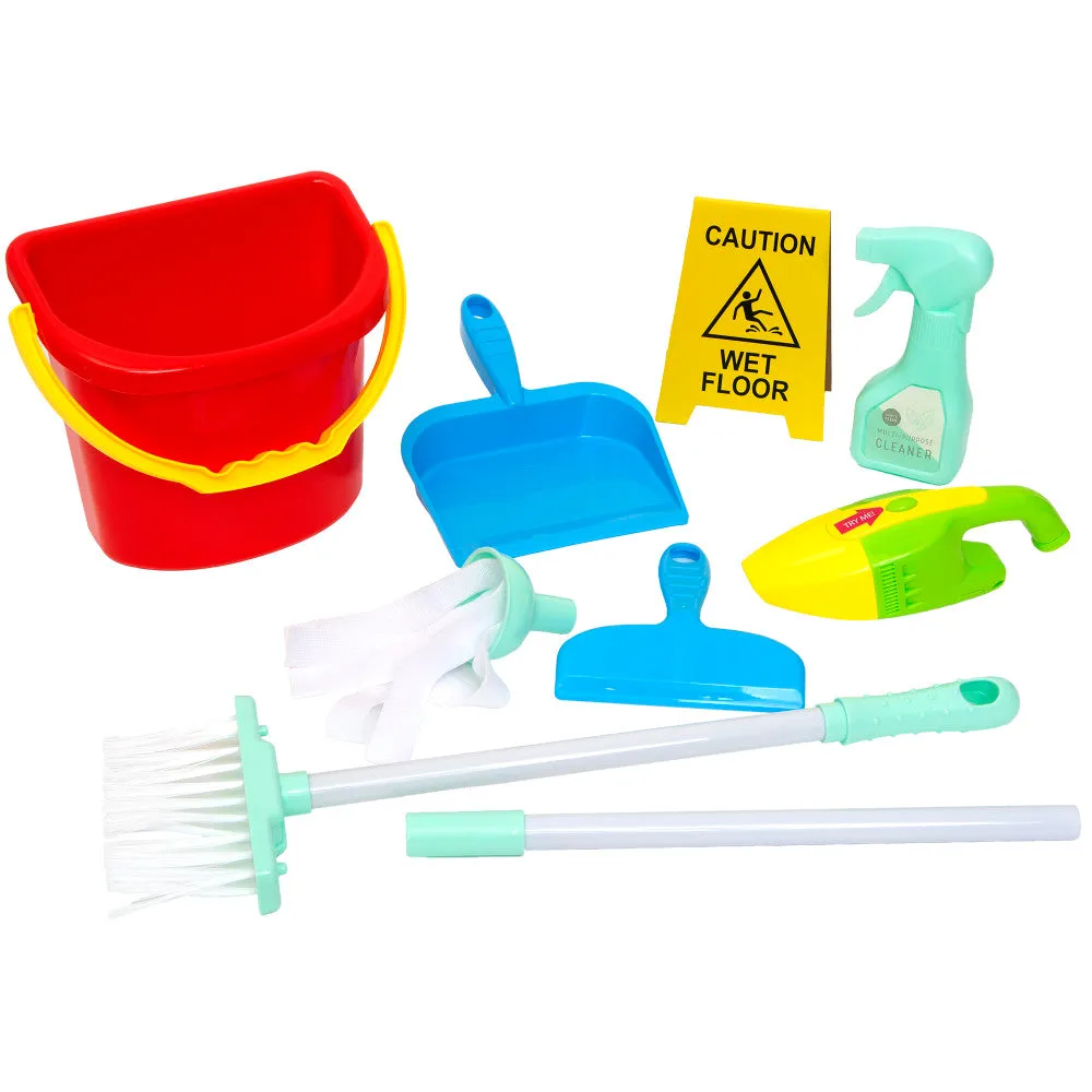 Boley 8-Piece Toy Cleaning Set - Pretend Play & Housekeeping for Kids Ages 3 