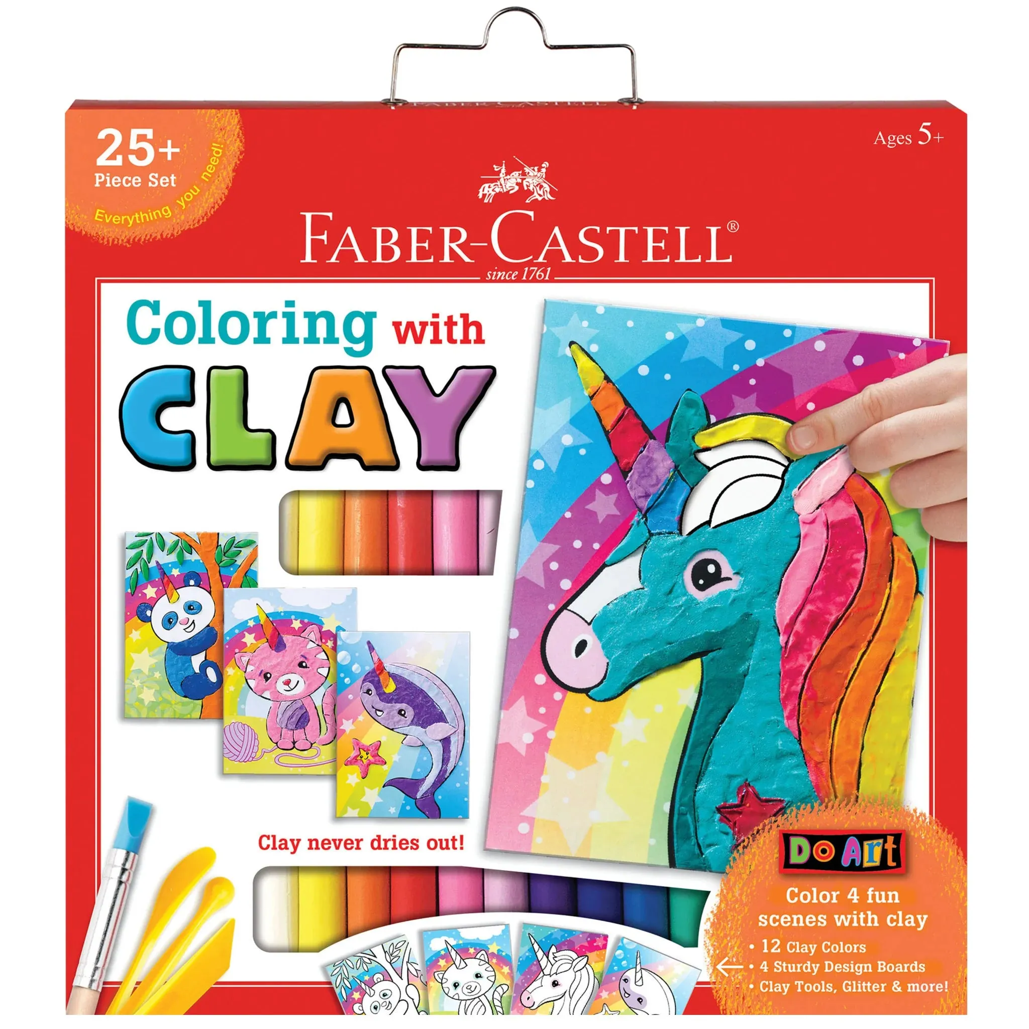 Coloring with Clay: Unicorn & Friends