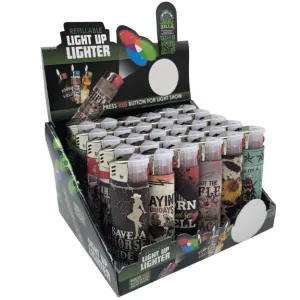 Country Girl Light-Up Lighter - 30 Pieces Per Retail Ready Display 23248