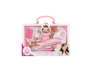 Disney Princess 8-Piece Hair Styling Tote – Role Play Set