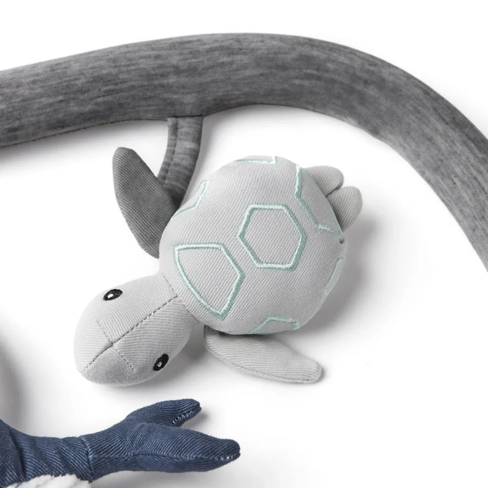 Ergobaby Evolve 3 In 1 Bouncer Toy Bar Ocean Wonder Charcoal Grey