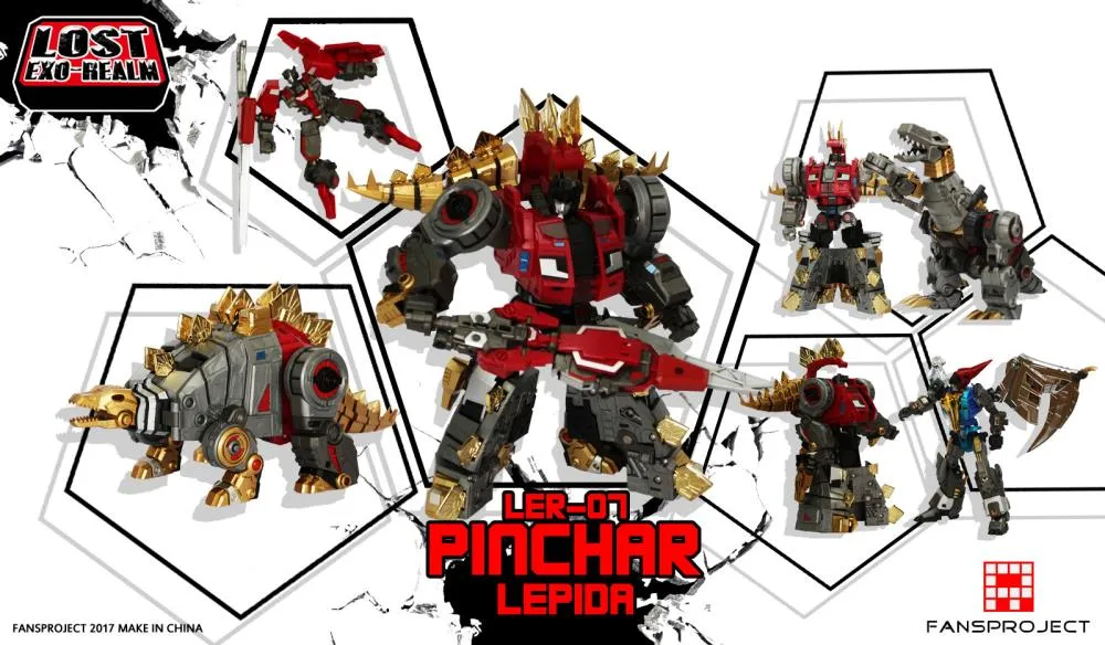 Fansproject Lost Exo Realm LER-07 Pinchar Action Figures