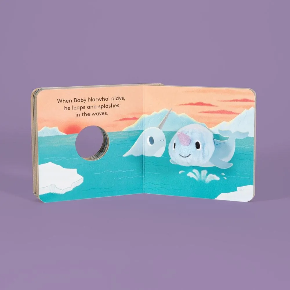 Finger Puppet Board Book - Baby Narwhal