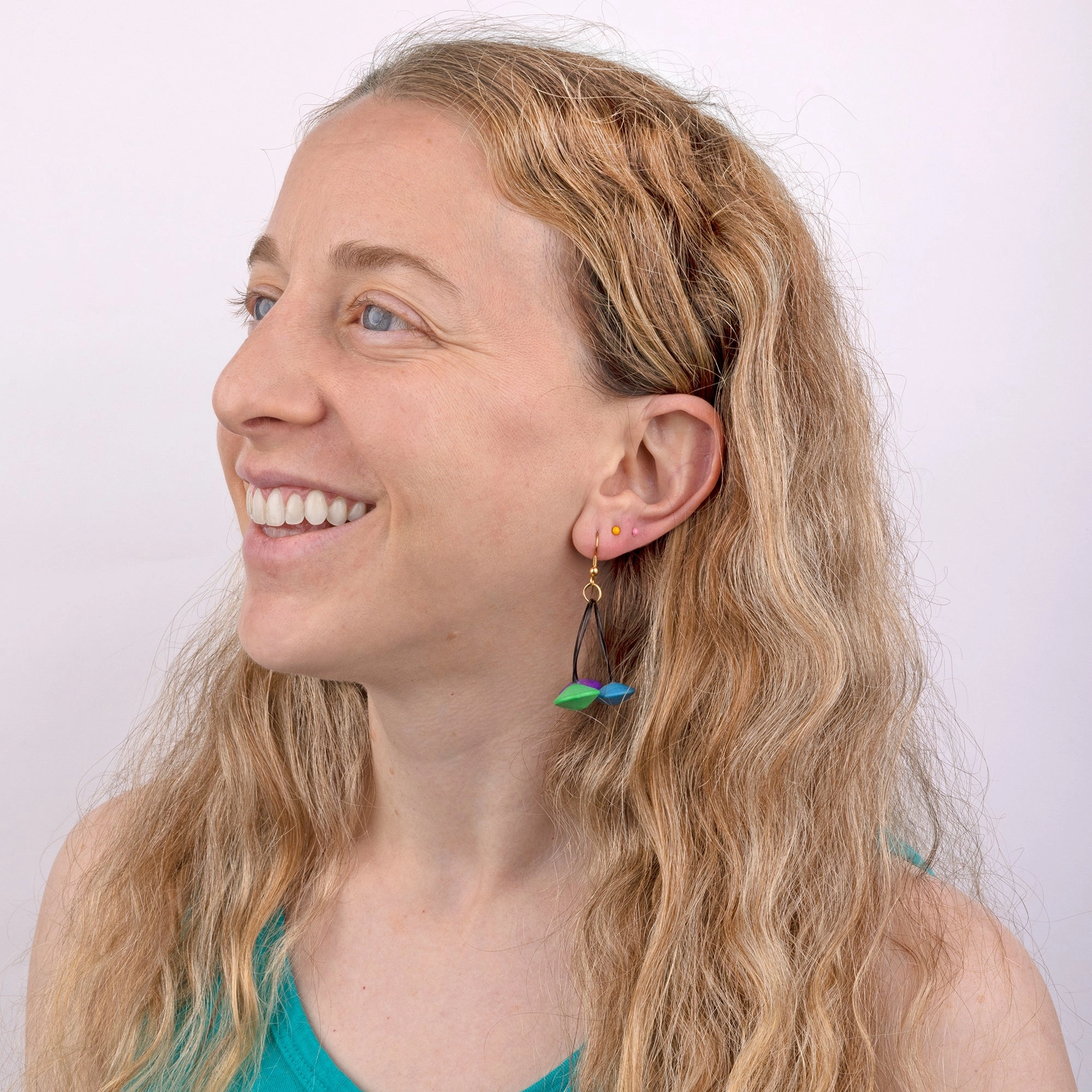 Flying Saucer Vintage Earrings