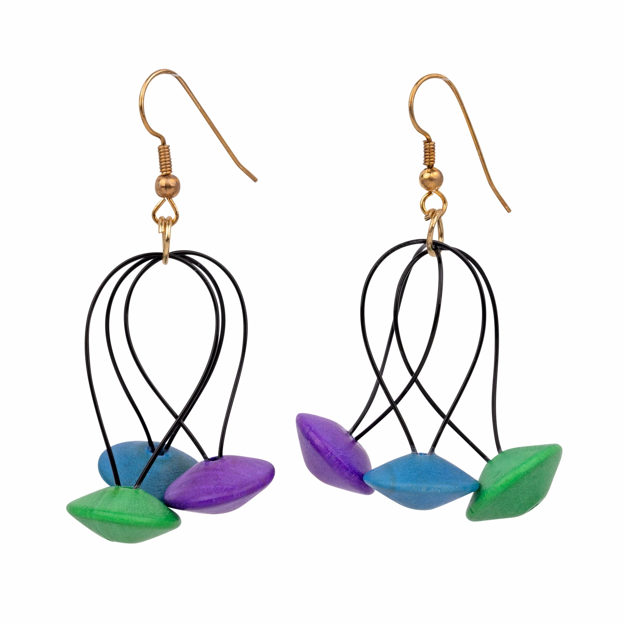 Flying Saucer Vintage Earrings