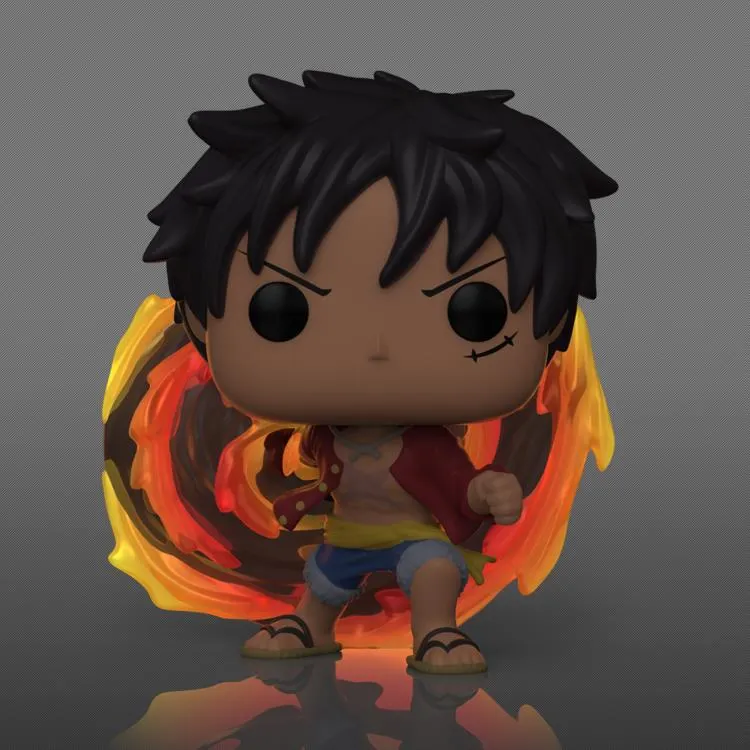 Funko Pop! Animation - One Piece - Red Hawk Luffy AAA Anime Exclusive - Glow in the Dark Chase
