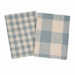 GINGHAM TOWELS (2)