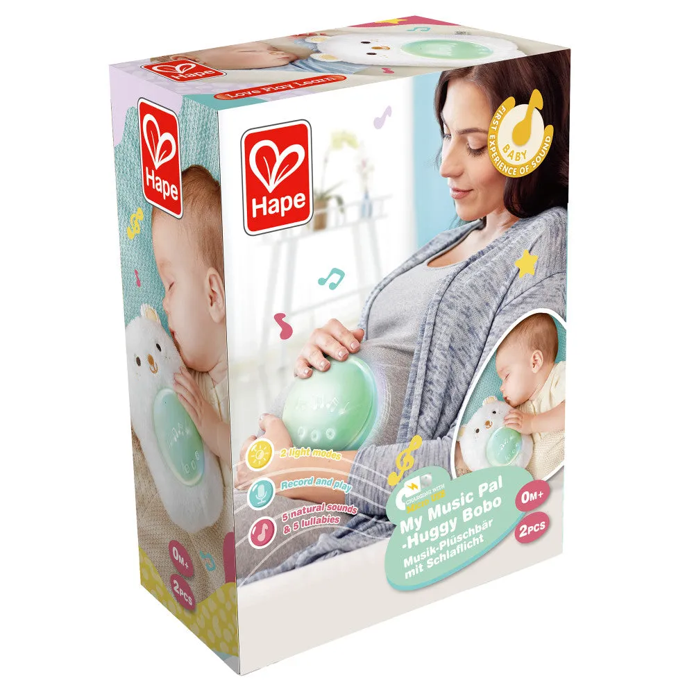 Hape My Music Pal Huggy Bobo - Interactive Lullaby Teddy