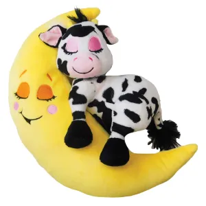 Happy Nappers Lullabrites 10 inch Interactive Moon Pet Cow - Lights & Sounds