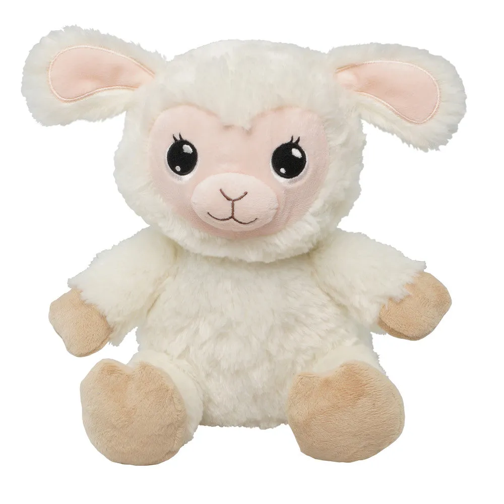 Happy Nappers Lullabrites 11.75 inch Musical Light Up Lamb - Cream & Tan