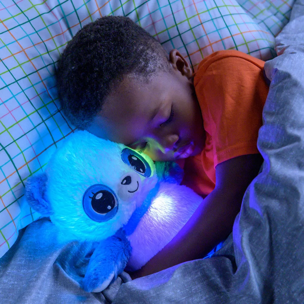 Happy Nappers Lullabrites Panda 12 inch Musical Light-up Plush - Black & White