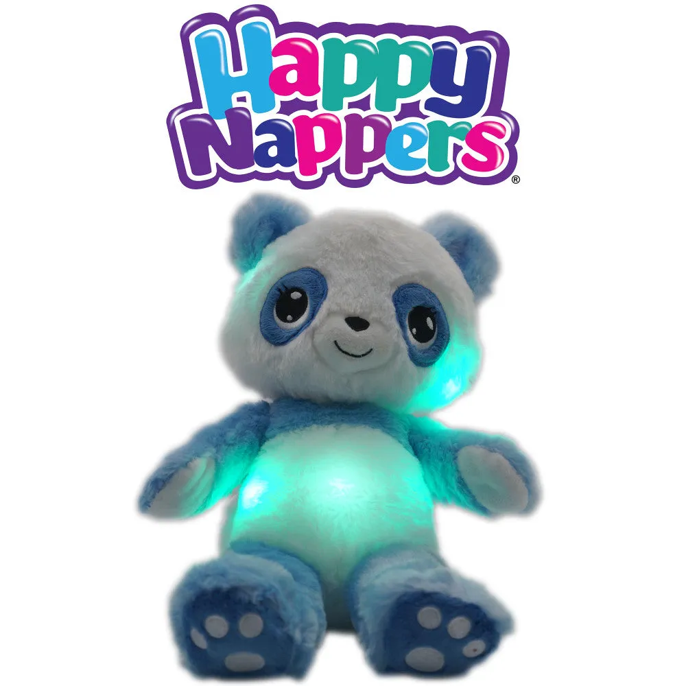 Happy Nappers Lullabrites Panda 12 inch Musical Light-up Plush - Black & White