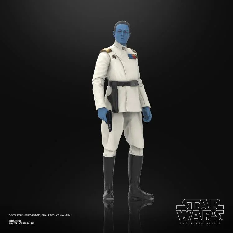 Hasbro Star Wars Black Series Ahsoka #12 Grand Admiral Thrawn 6 Inch Action Figure