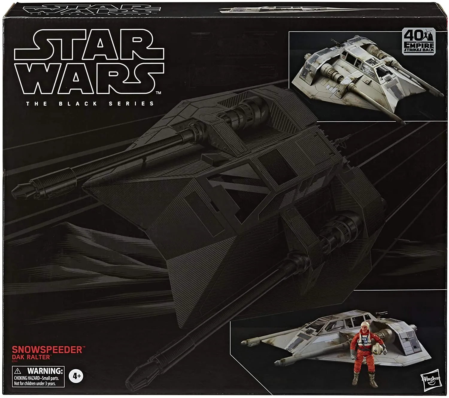 Hasbro Star Wars Black Series Empire Strikes Back Snowspeeder Vehicle with Dak Ralter Action Figure