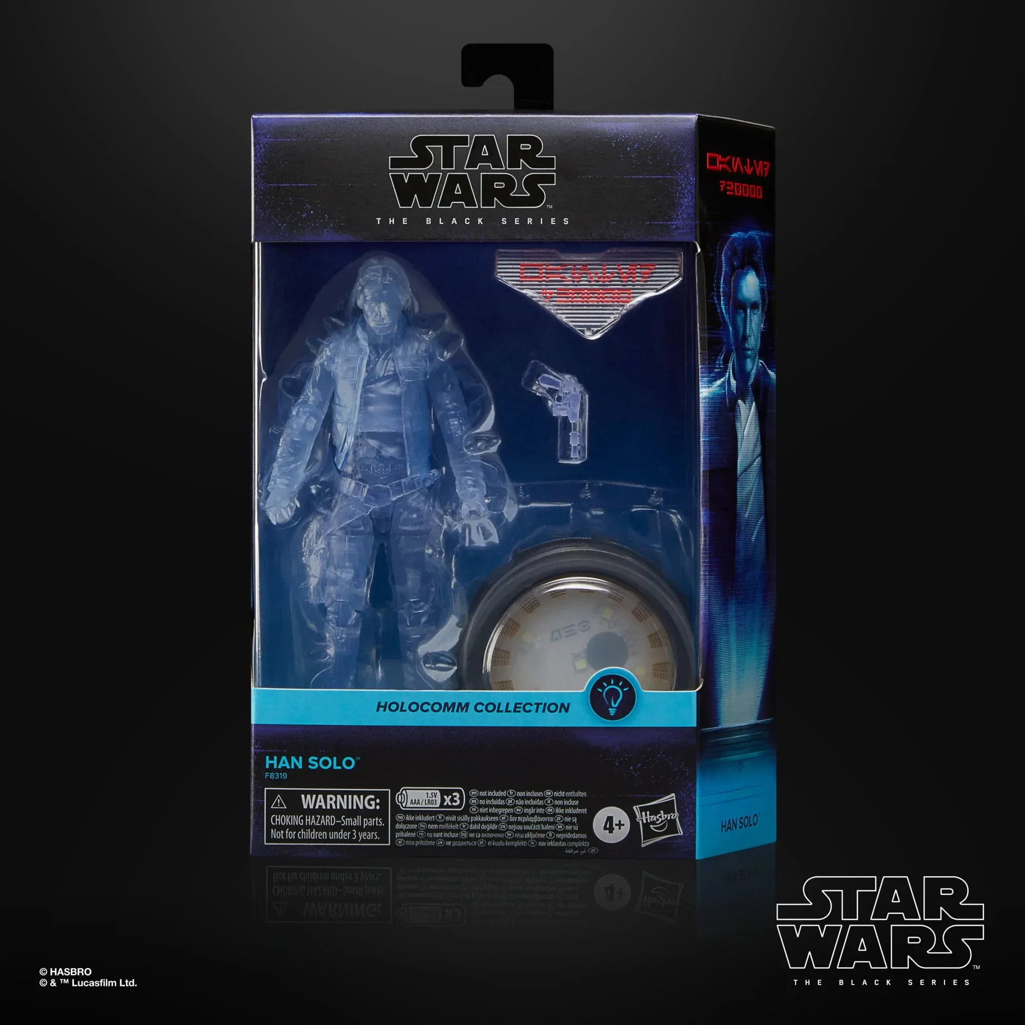 Hasbro Star Wars Black Series Holocomm Collection Han Solo F8319 6 Inch Action Figure