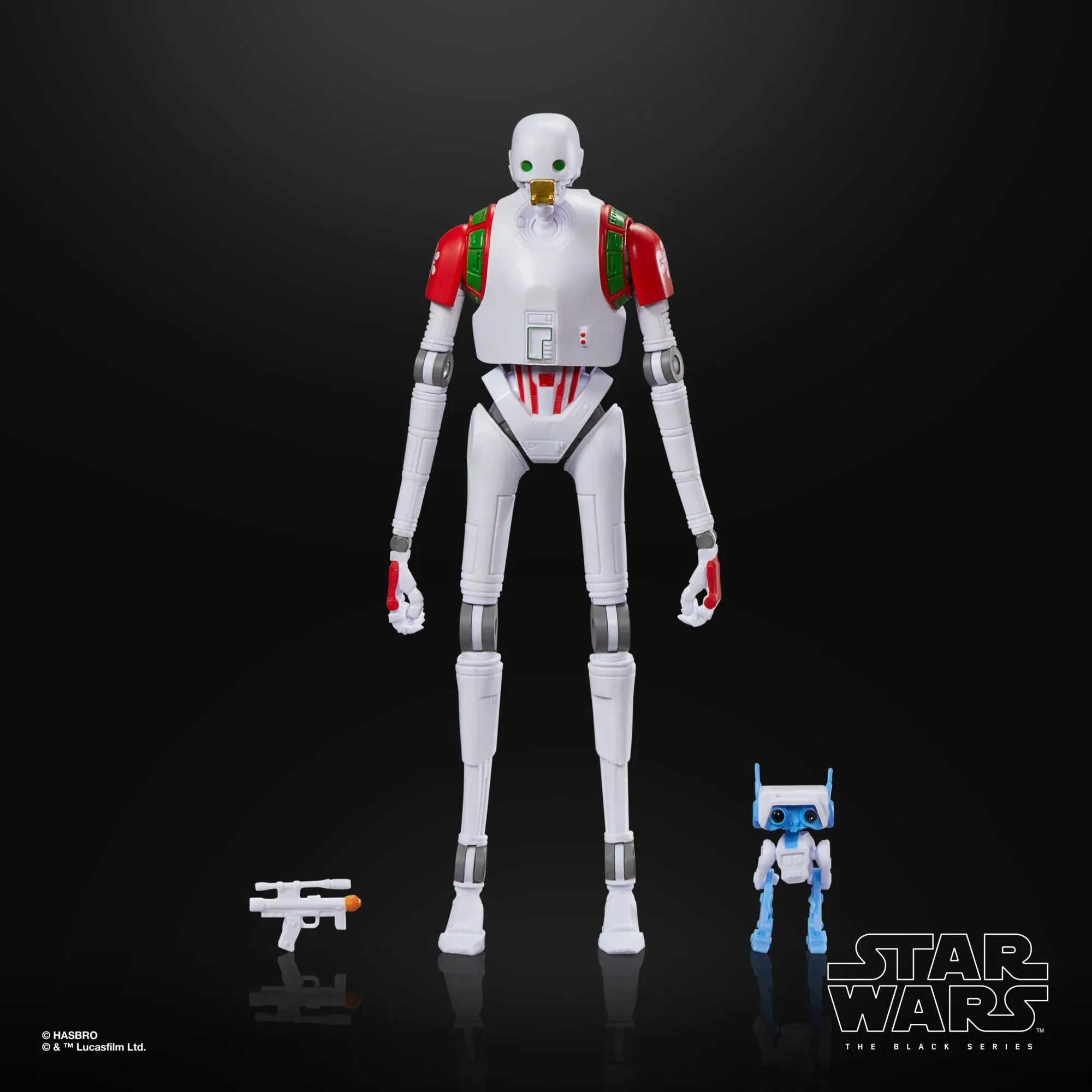 Hasbro Star Wars Black Series KX Security Droid (Holiday Edition) 6 Inch Action Figure