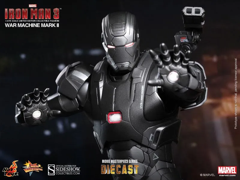 Hot Toys 1/6 Iron Man 3 War Machine Mark II Diecast Iron Man Sixth Scale Figure MMS198-D03