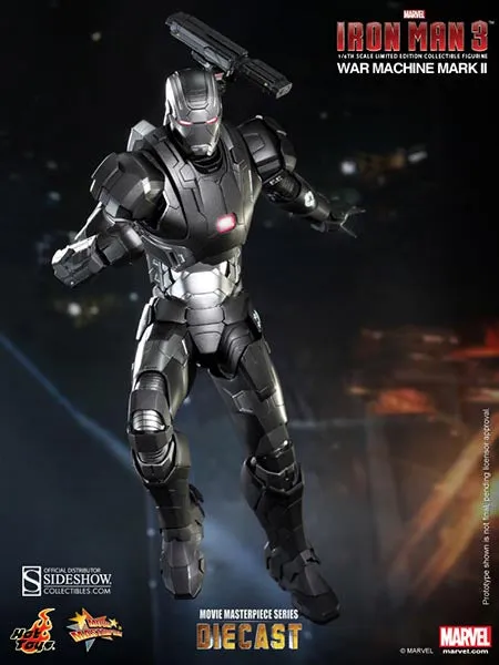 Hot Toys 1/6 Iron Man 3 War Machine Mark II Diecast Iron Man Sixth Scale Figure MMS198-D03