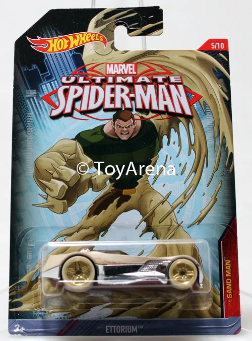 Hot Wheels Marvel Ultimate Spider-Man 2015 Full Set All 10 Cars 1/64 Rare Die-Cast