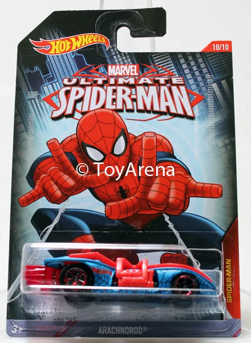 Hot Wheels Marvel Ultimate Spider-Man 2015 Full Set All 10 Cars 1/64 Rare Die-Cast