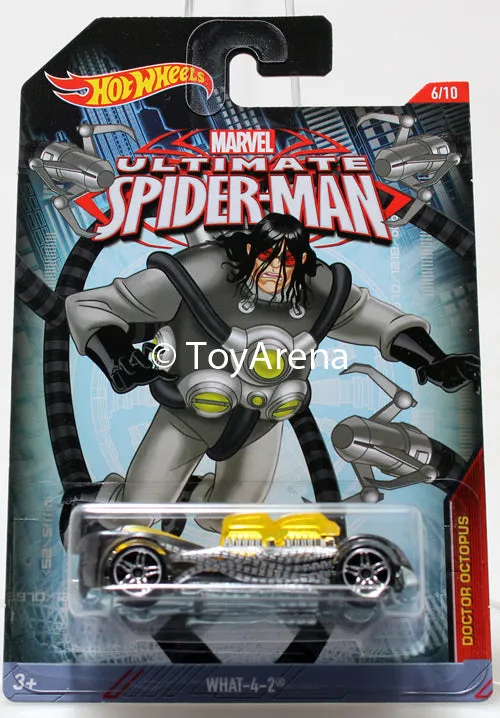 Hot Wheels Marvel Ultimate Spider-Man 2015 Full Set All 10 Cars 1/64 Rare Die-Cast