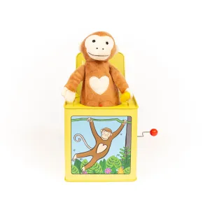 Jack The Monkey Musical Tin Jack In The Box Toy