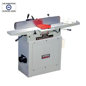 KING KC-75FX - 6" INDUSTRIAL JOINTER WITH SPIRAL CUTTERHEAD
