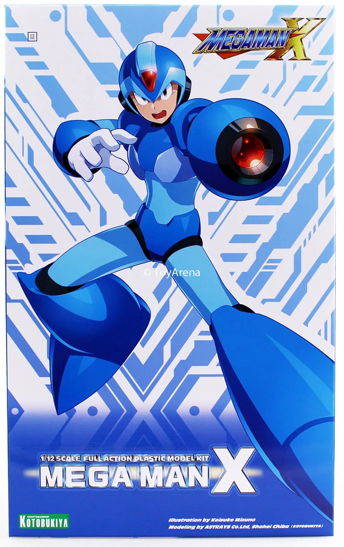 Kotobukiya 1/12 Scale Megaman X Full Action Plastic Model Kit KP628