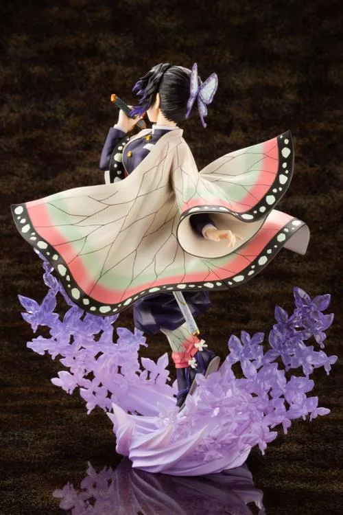 Kotobukiya 1/8 Demon Slayer: Kimetsu no Yaiba Shinobu Kocho ArtFX J Scale Statue PP975 w/ Bonus Face