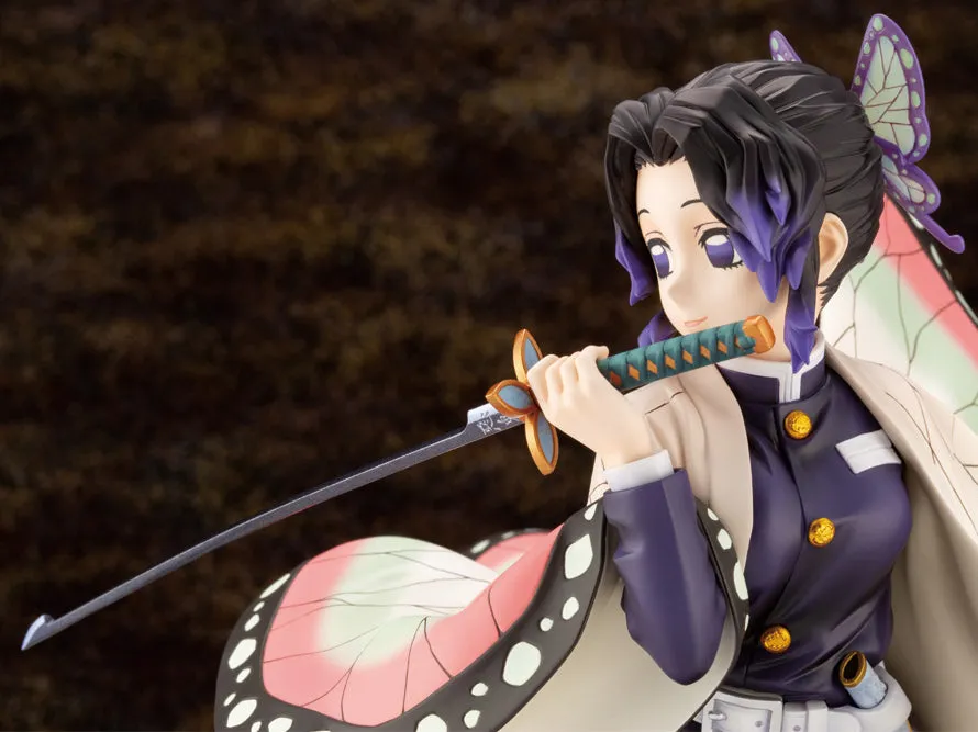 Kotobukiya 1/8 Demon Slayer: Kimetsu no Yaiba Shinobu Kocho ArtFX J Scale Statue PP975 w/ Bonus Face