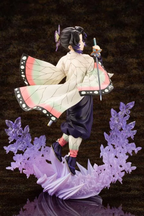 Kotobukiya 1/8 Demon Slayer: Kimetsu no Yaiba Shinobu Kocho ArtFX J Scale Statue PP975 w/ Bonus Face