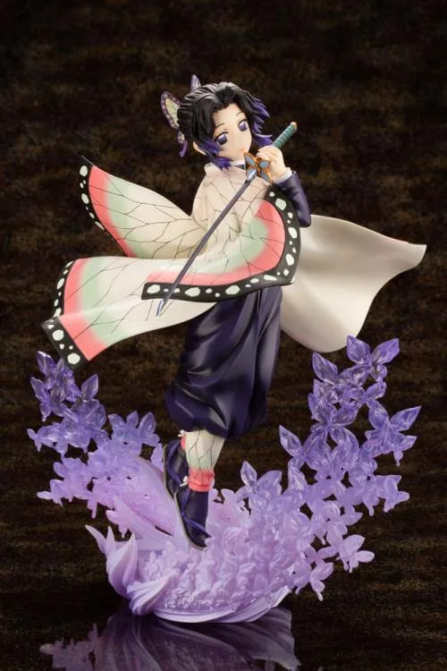 Kotobukiya 1/8 Demon Slayer: Kimetsu no Yaiba Shinobu Kocho ArtFX J Scale Statue PP975 w/ Bonus Face