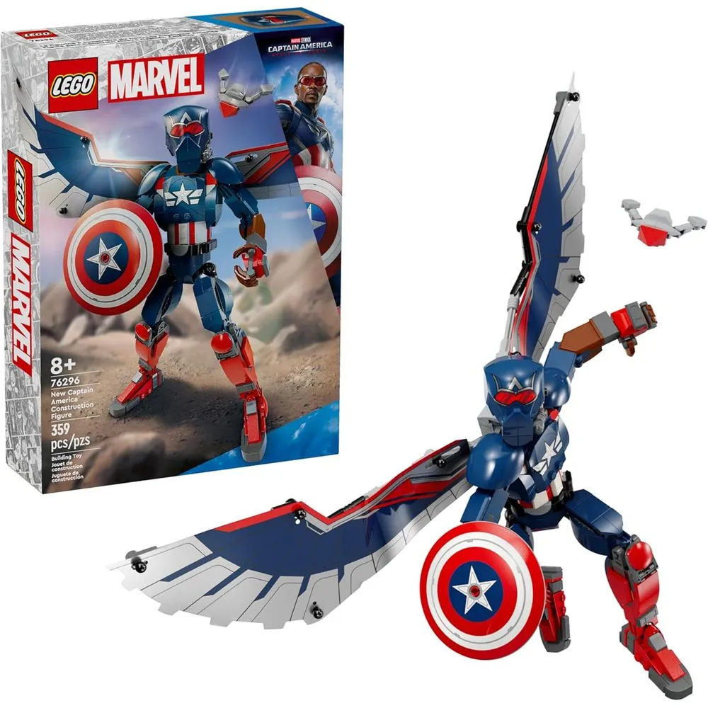 LEGO 6474672 Marvel New Captain America Construction Action Figure