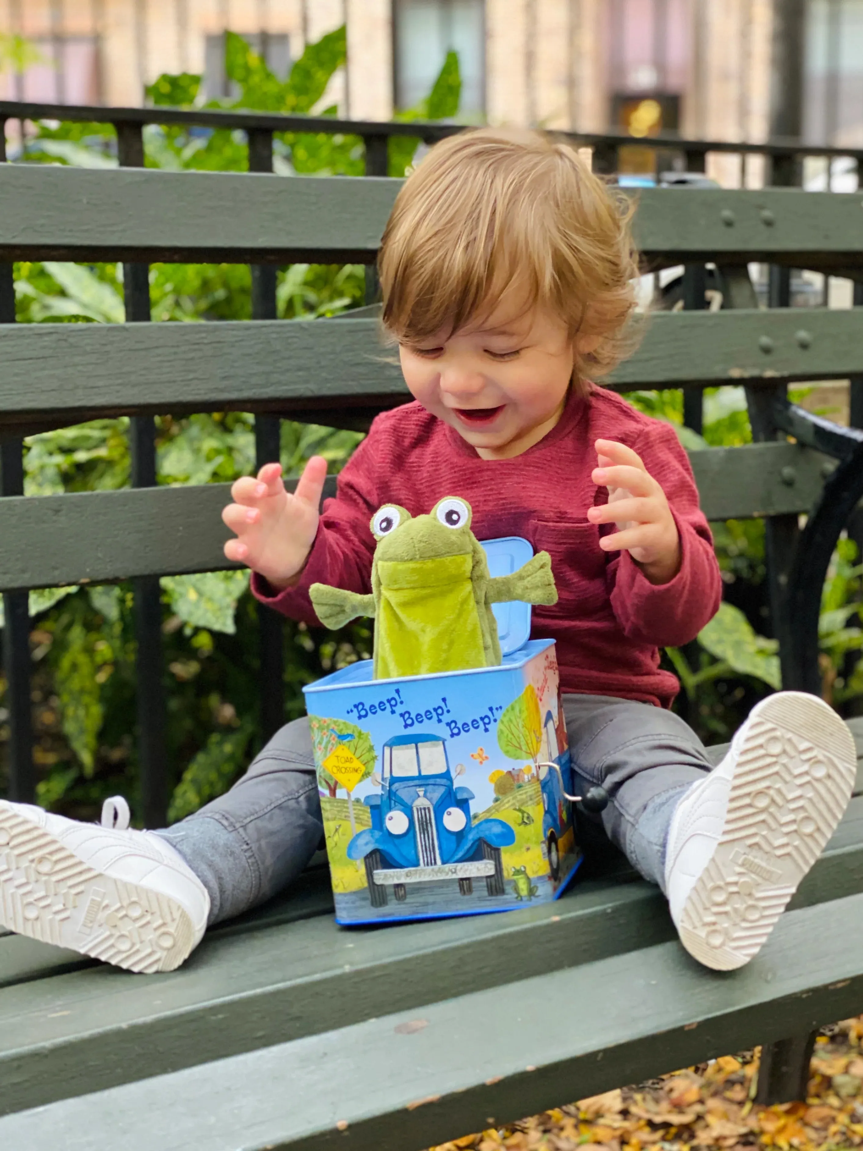 Little Blue Truck Jack-in-the-Box