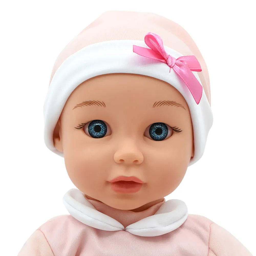 Little Darlings 14 Inch - Sweet Touch Baby Doll with Fox-Pink-White Outfit