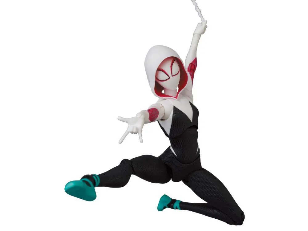 Mafex No. 134 Spider-Man Into the Spider-Verse Spider-Gwen (Gwen Stacy) & Spider-Ham Action Figure