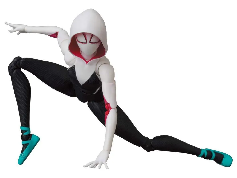 Mafex No. 134 Spider-Man Into the Spider-Verse Spider-Gwen (Gwen Stacy) & Spider-Ham Action Figure