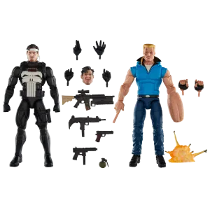 Marvel Legend The Punisher War Journal Punisher and Bushwacker Two-Pack Action Figure