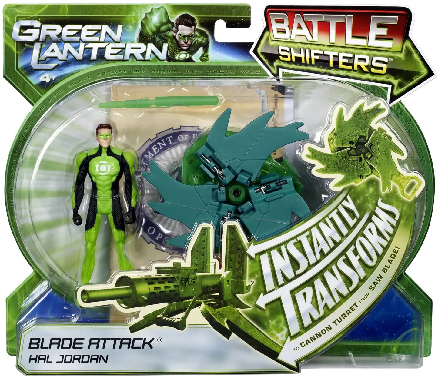 Mattel Green Lantern Movie Battle Shifters Blade Attack Hal Jordan Action Figure