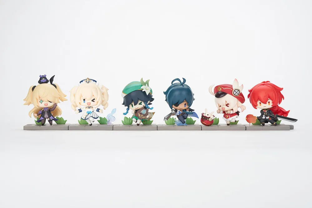 Mihoyo Genshin Impact Battle Stance Series Mondstadt Edition Trading Figures Box Set of 6