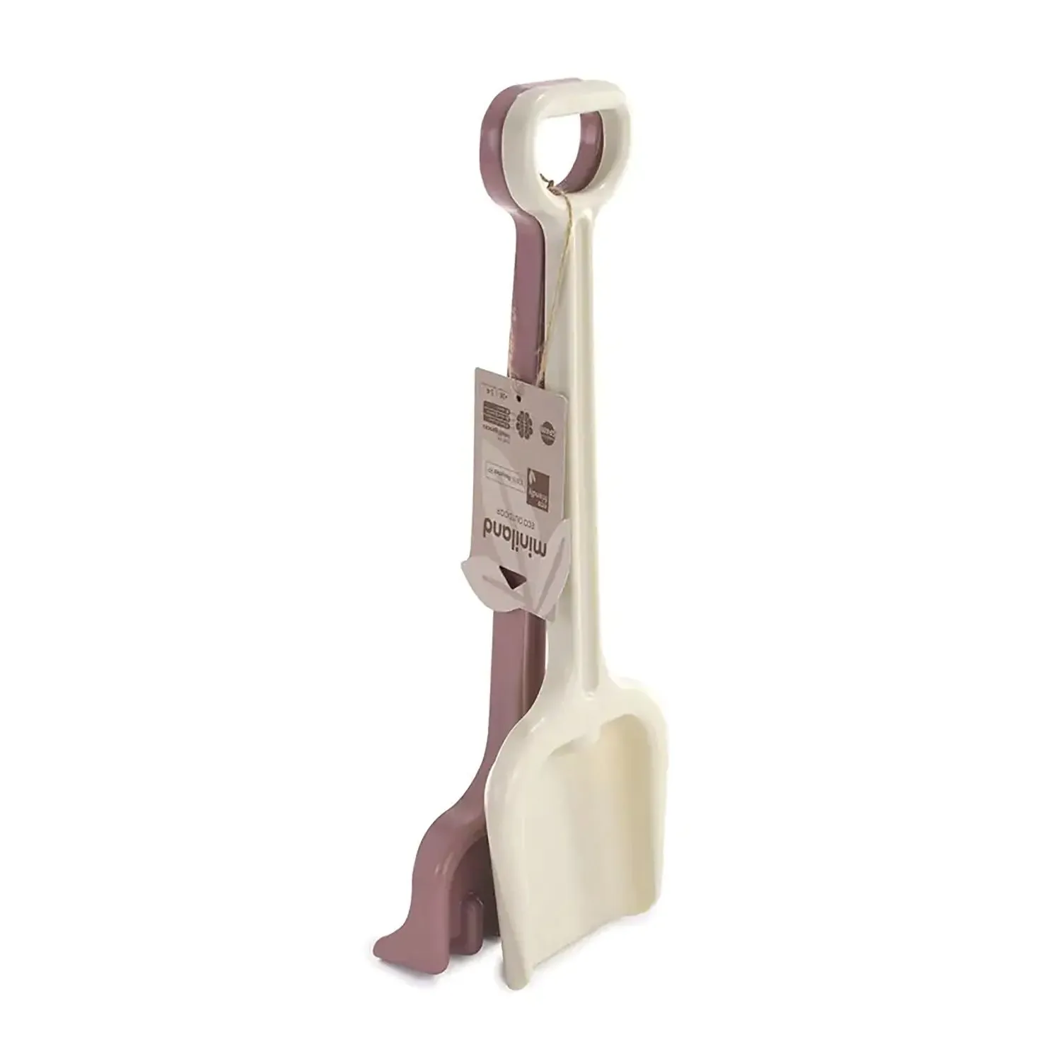 Miniland ECO Rake & Spade Sand Set - Eco-Friendly Beach Toys