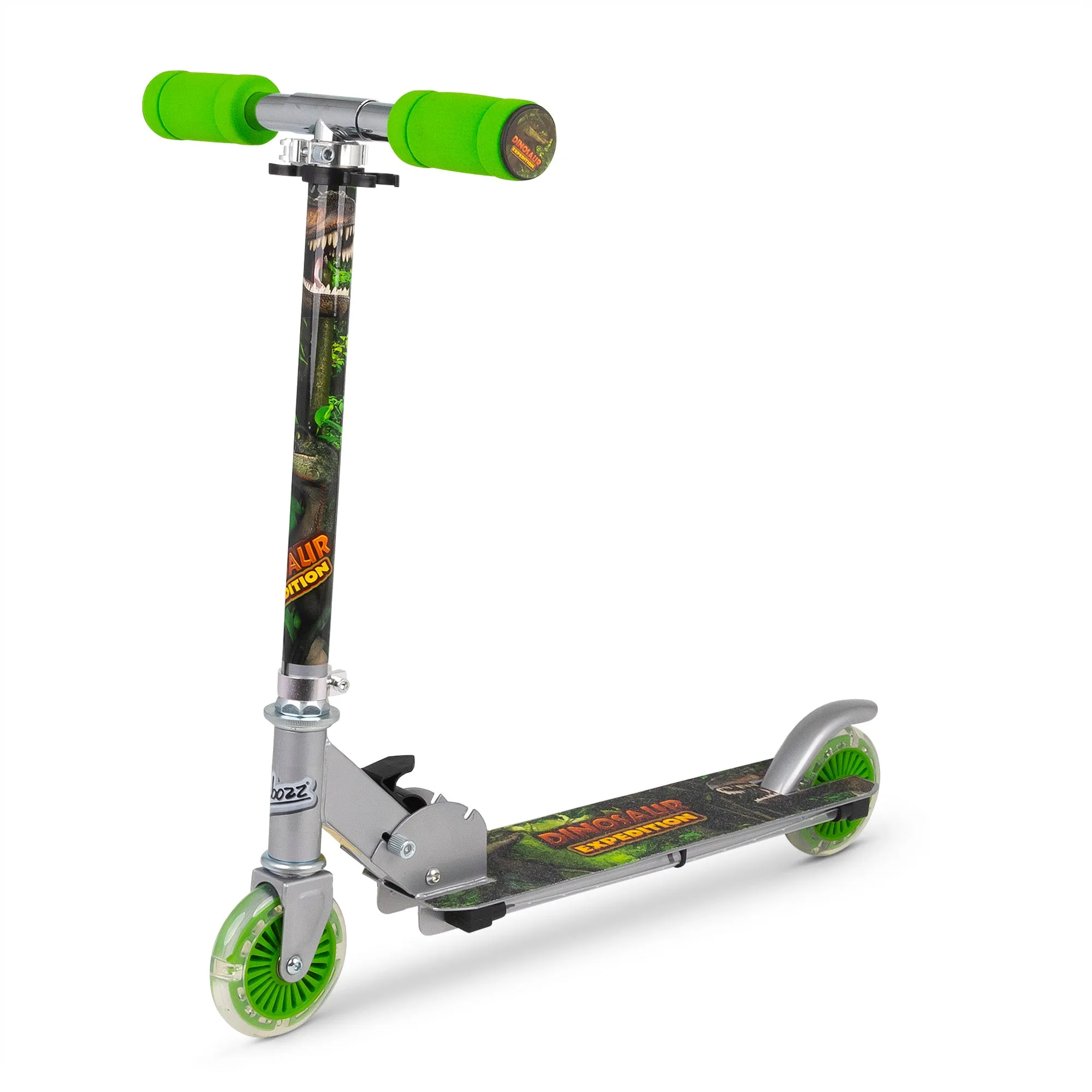 Ozbozz Dinosaur Flashing Scooter with Light-Up Wheels