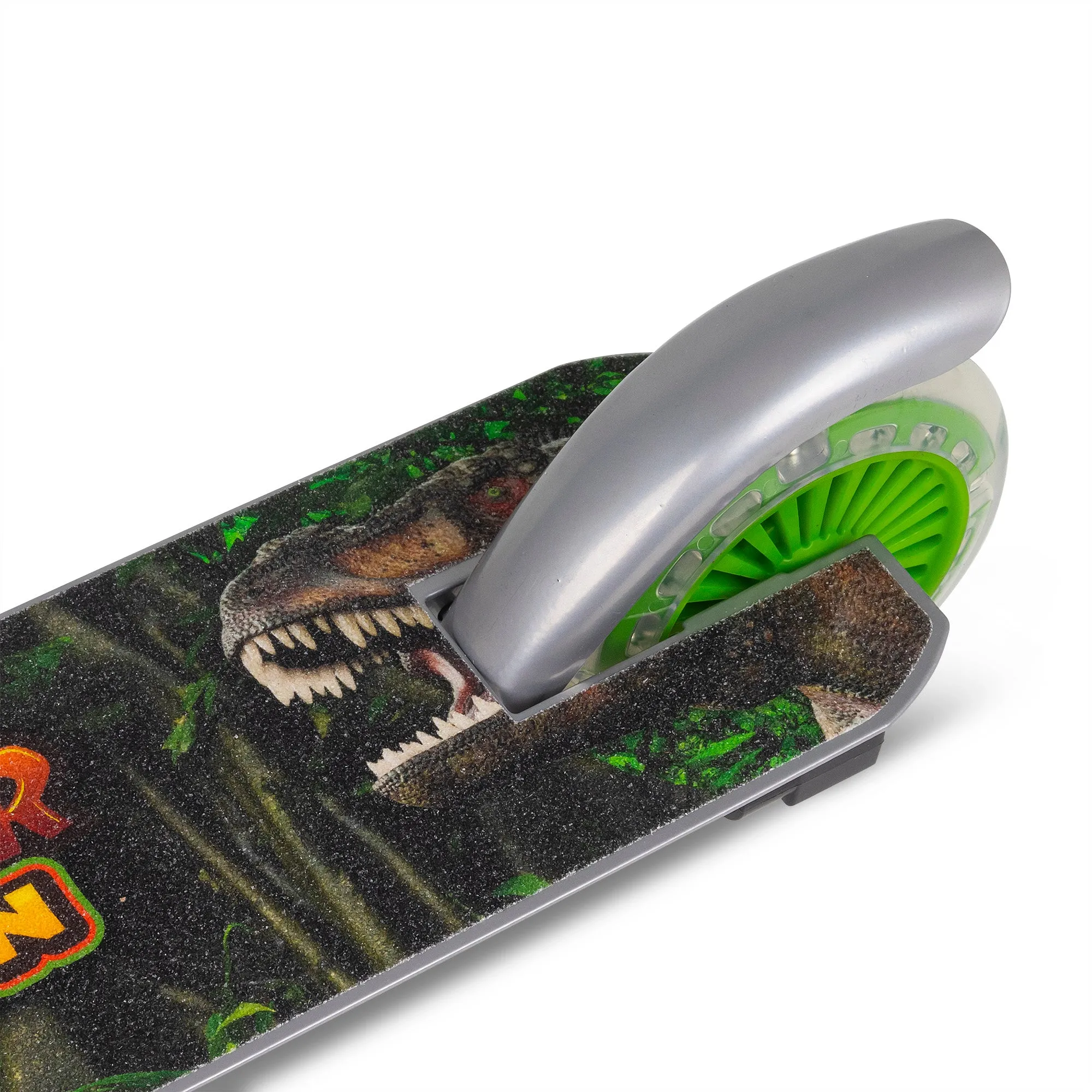 Ozbozz Dinosaur Flashing Scooter with Light-Up Wheels