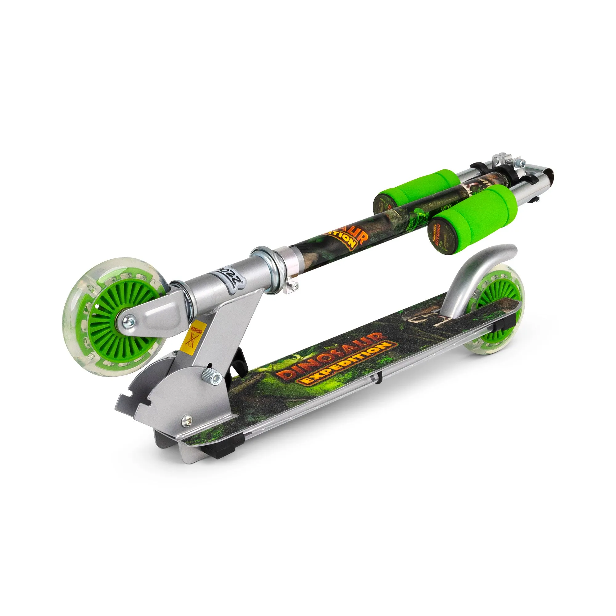 Ozbozz Dinosaur Flashing Scooter with Light-Up Wheels